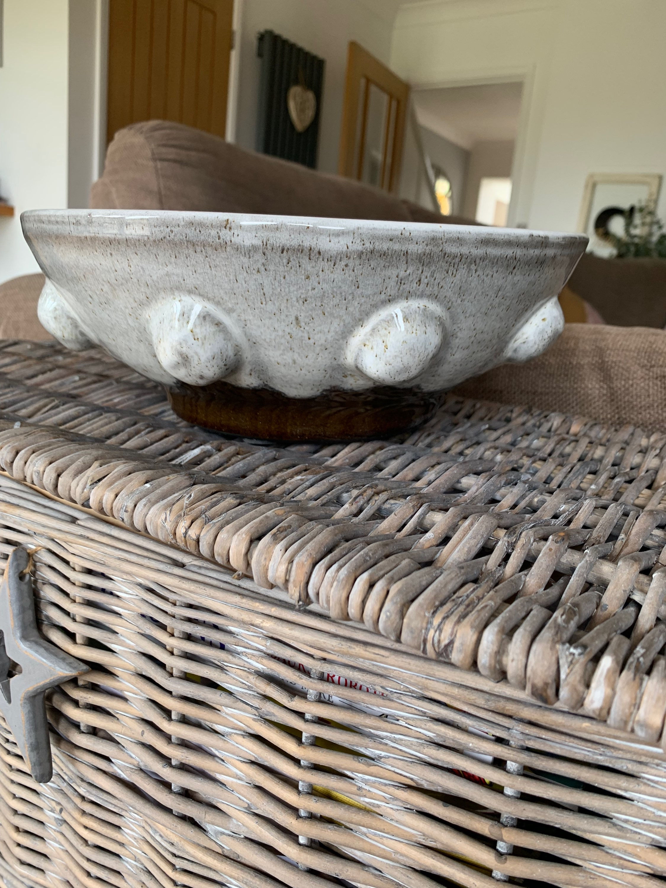 Natural/Terracotta Glazed Bowl