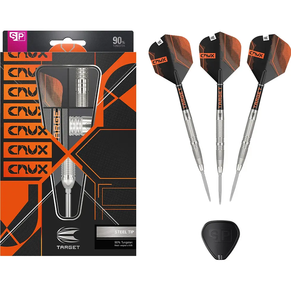 Thumbnail: Target Crux 02 90% Tungsten Swiss Point Steel Tip Dart Set
