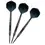 Thumbnail: Mission Precision Darts - Steel Tip - 90% Tungsten - Black PVD Dart Set