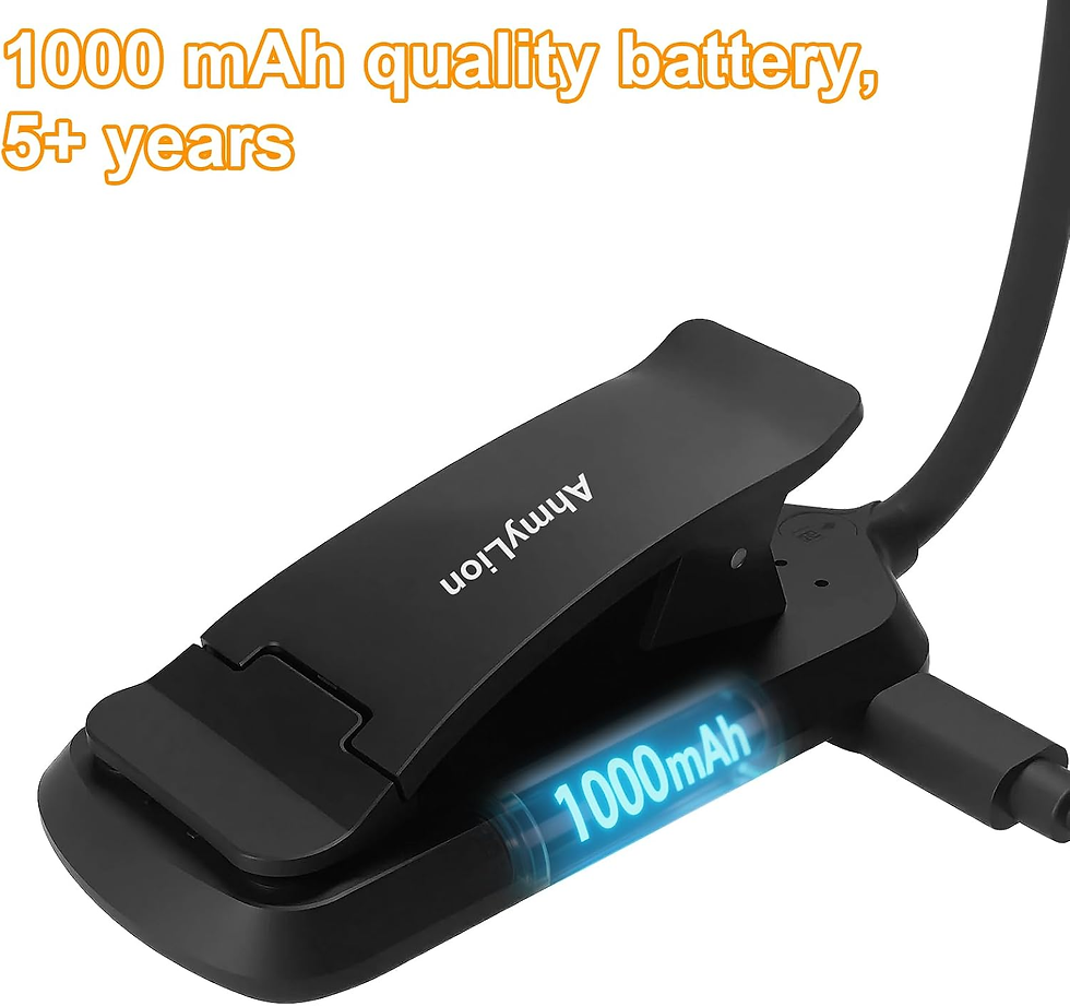 Thumbnail: Rechargeable Clip-On Book Light