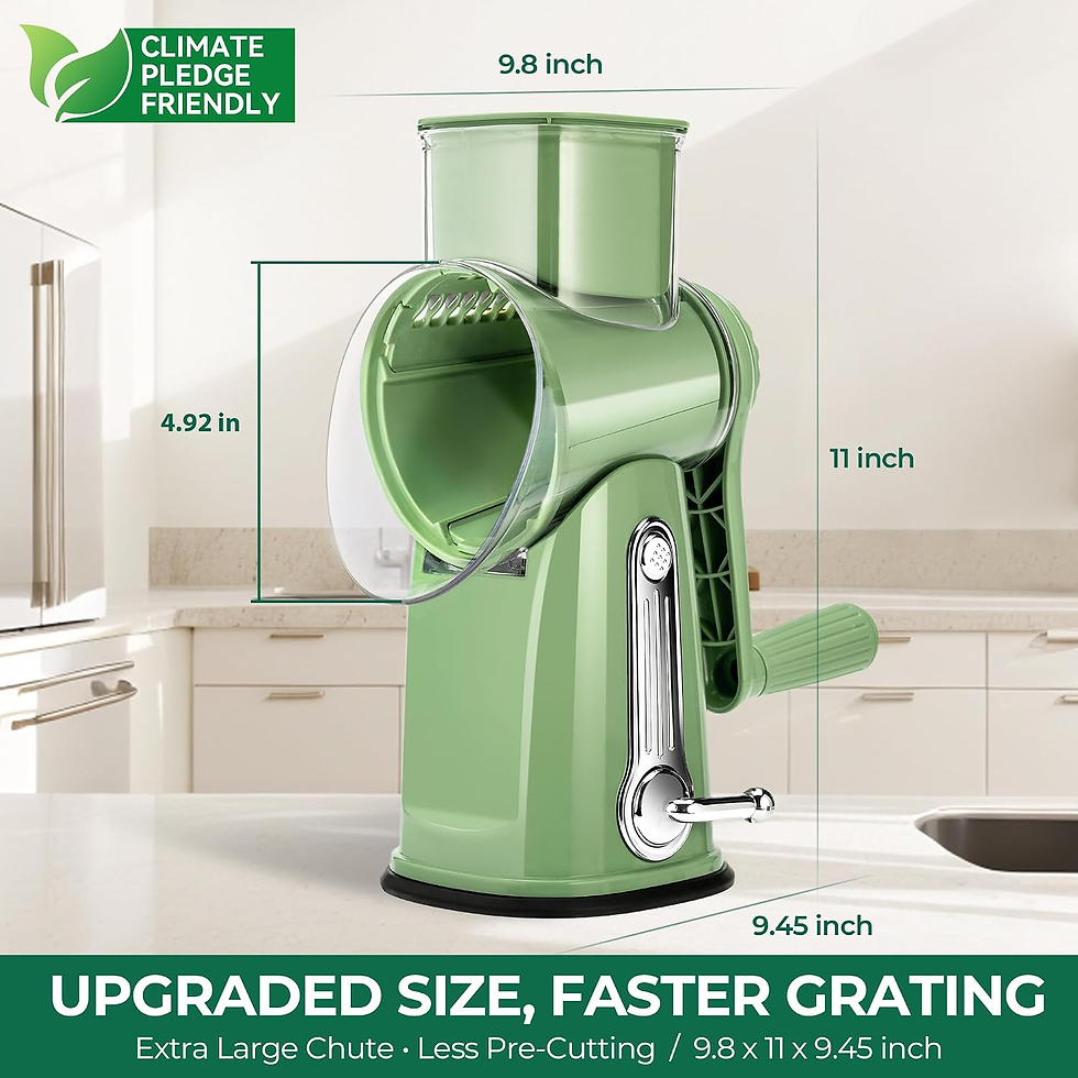 Thumbnail: 5-in-1 Rotary Cheese Grater & Vegetable Slicer