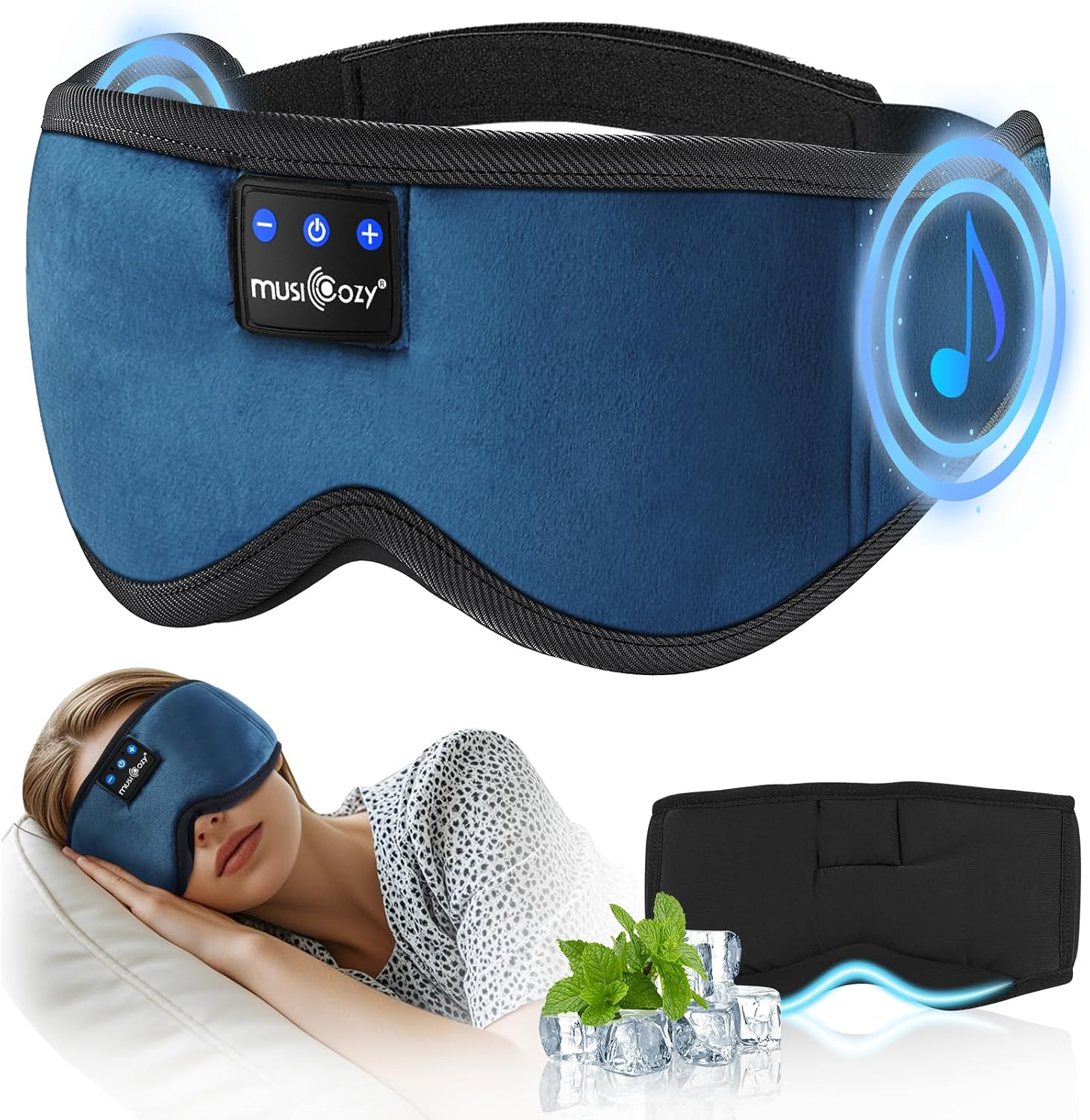 Bluetooth Sleep Mask with Built-In Headphones