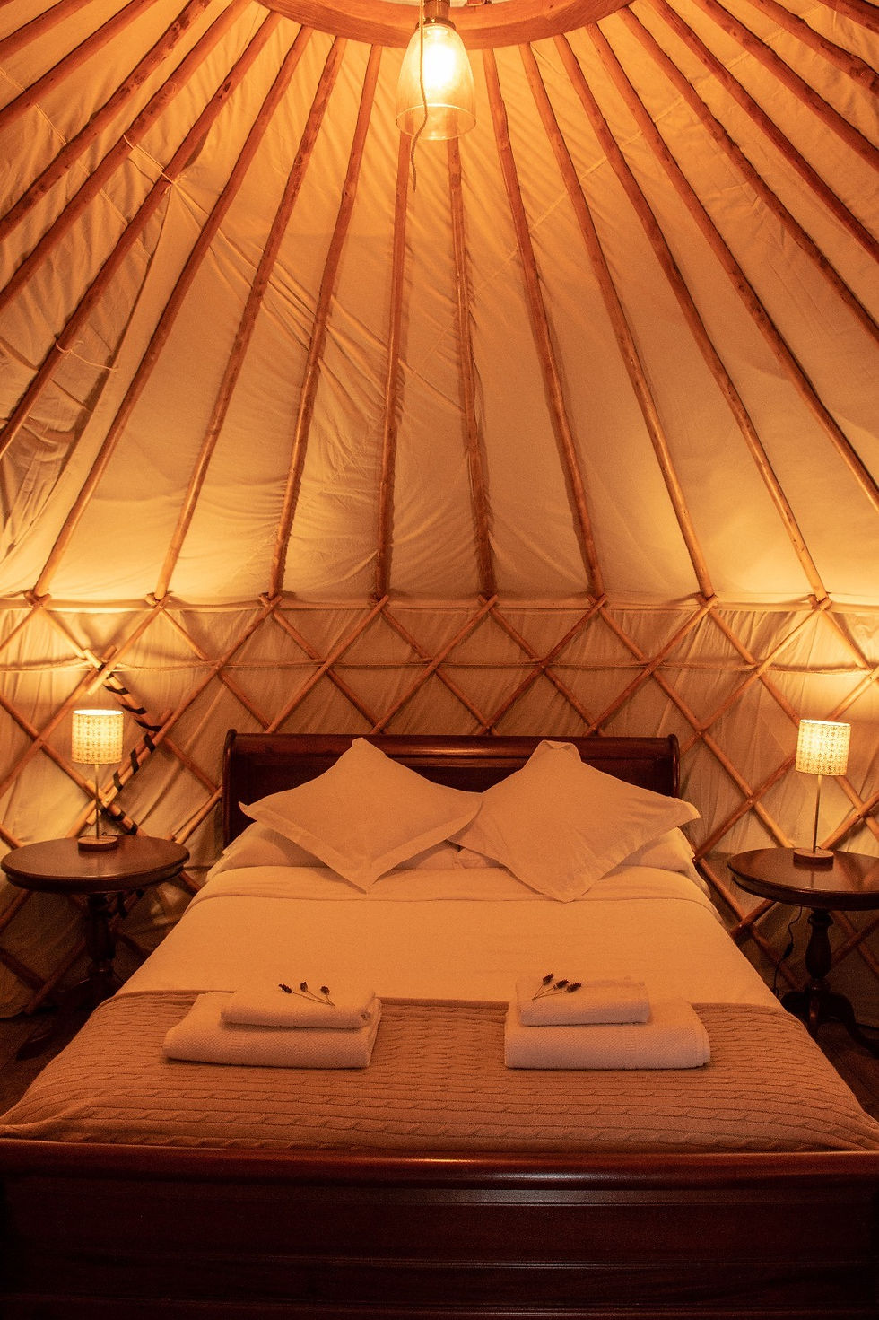 Yurt inside