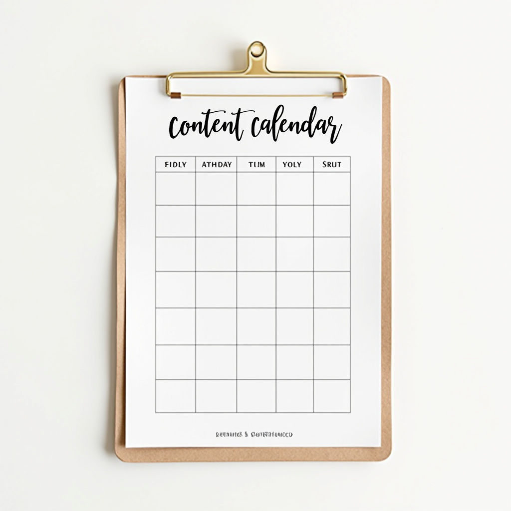 Content Calendar Template