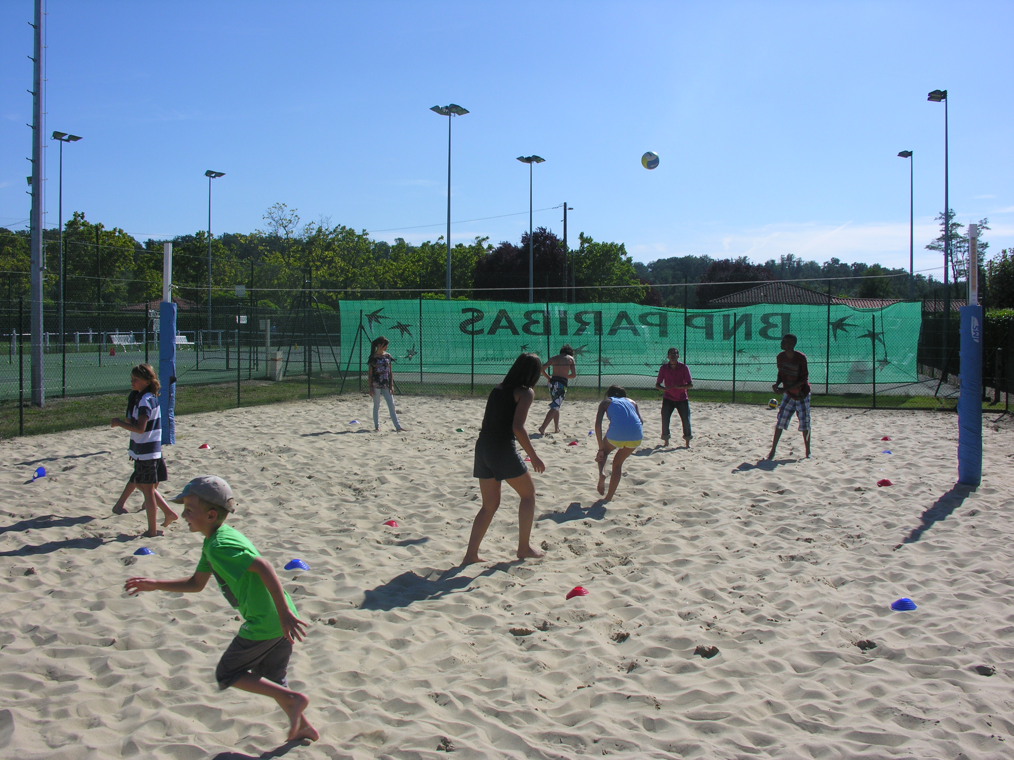 Terrain de beach-volley