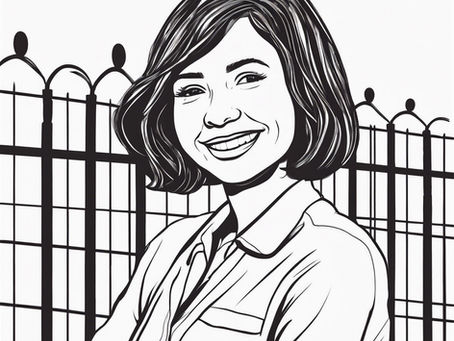 A woman who has worked on her boundaries and is feeling good about the change in her relationships