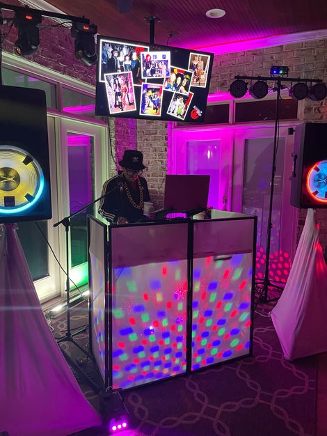 DJ spinning tunes