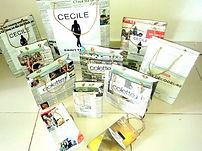 Ejemplos de bolsas de periódicos hechos con diarios no leídos