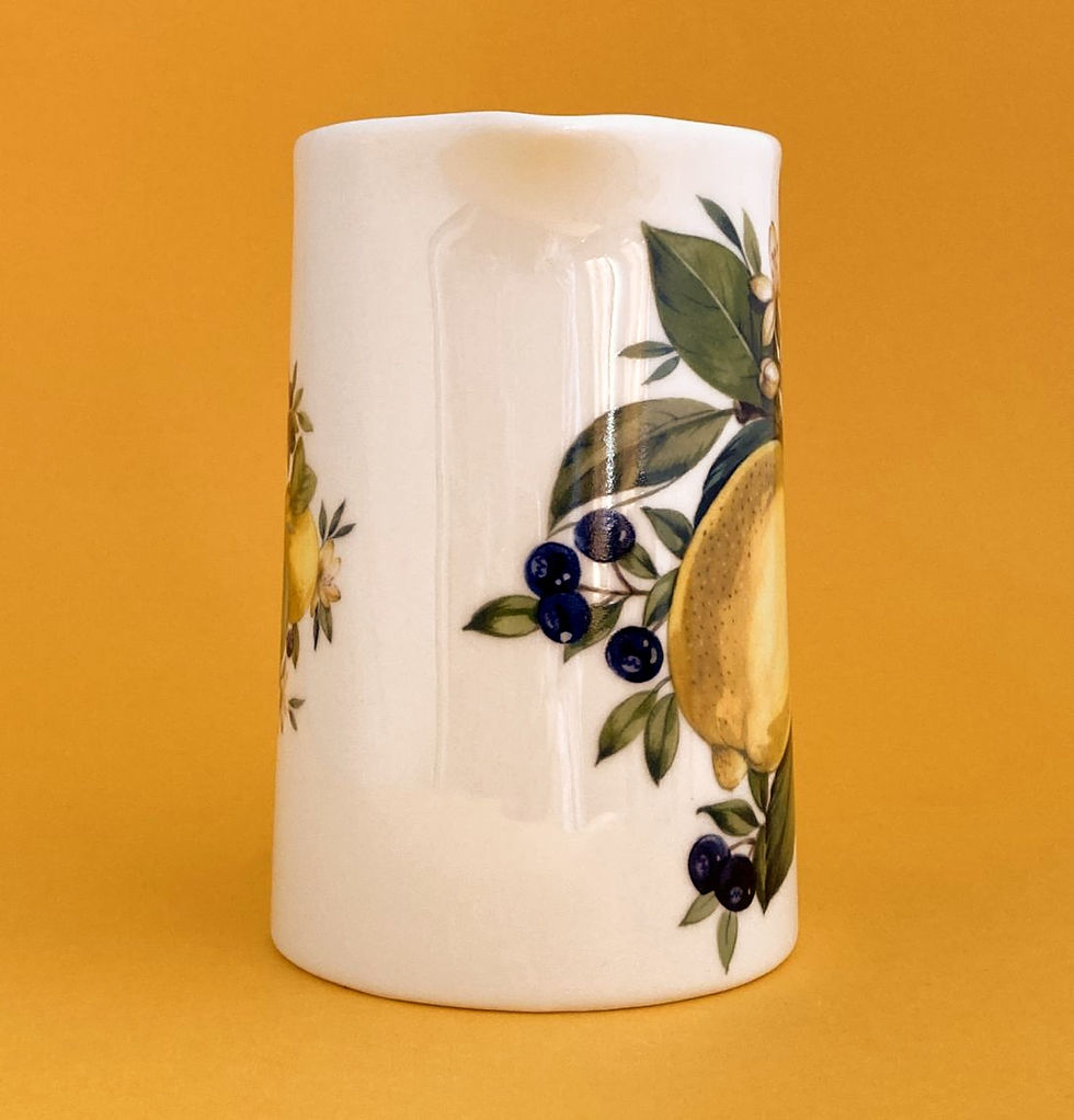 Thumbnail: Lemon Tree - Farmhouse Jug / half pint (275ml)