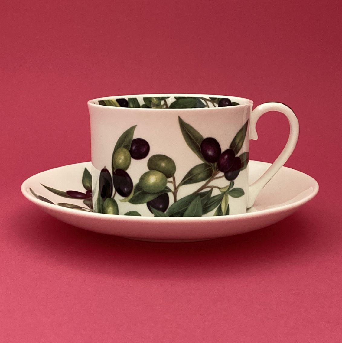 Olive Grove - Coffee Can & Saucer