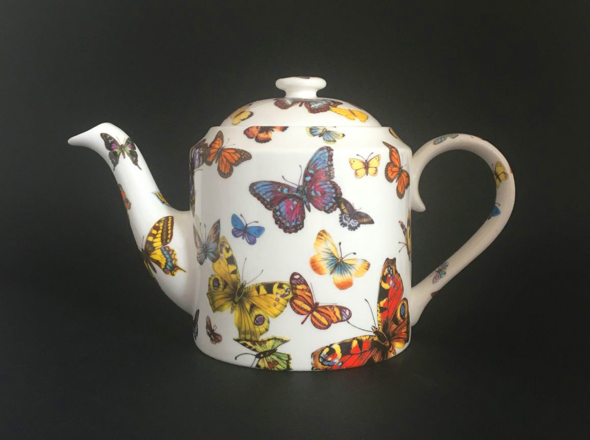 Butterflies Galore! - Small Round Teapot