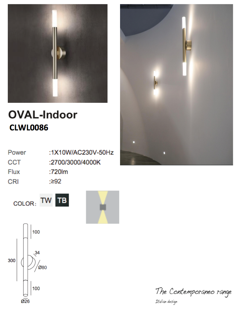 Thumbnail: OVAL Indoor CLWL0086