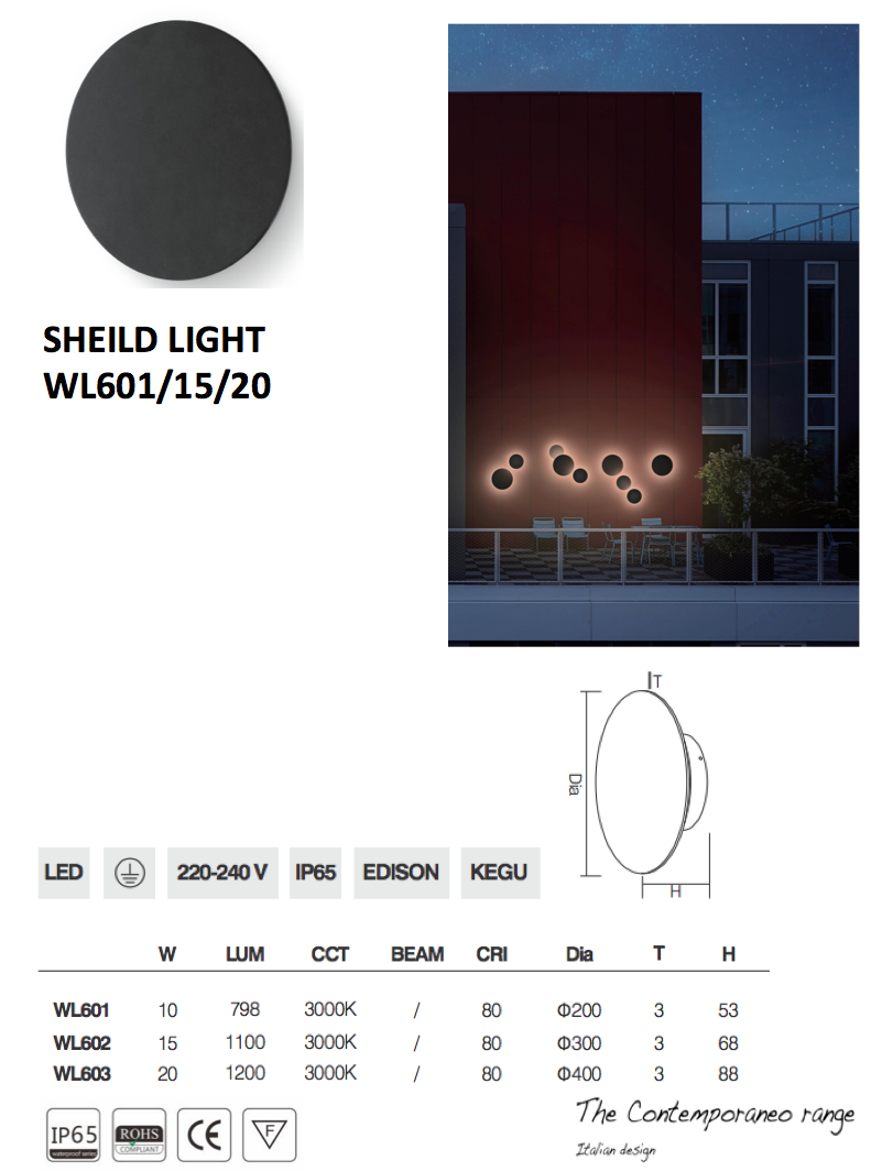 Thumbnail: SHEILD LIGHT WL601/15/20