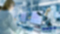 A woman in a medical laboratory