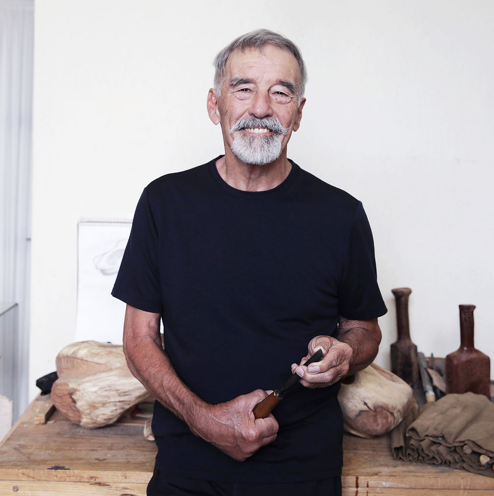 Judson Chatfield in his studio