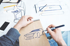 Industiral Sketch voiture design