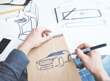 Industrial Design Car Sketch