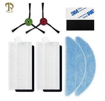 for Cecotec Conga Eternal Pet Max X-Treme Floor Sweeping Robot Edge Brush Hepa Filter Mop Rag Replacement Set