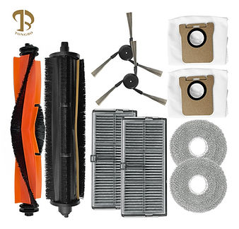 Cutting Hair Anti-Tangle Main Roller Brush Main Roller Brush Side Edge Spin Corner Brush Hepa Filter Mop Pad Dust Bag for Xiaomi Mijia Omni M40
D110CN Robot Vacuum Cleaner Parts
