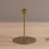 Thumbnail: Brush Gold coloured candleholder in large available from Iris Lifestyle Cambridge UK