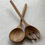 Thumbnail: Reclaimed Teak long salad servers - natural