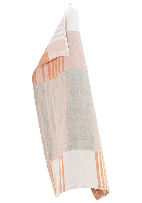 Thumbnail: LAPUAN KANKURIT - TOFFEE Linen Teatowel  at Iris Lifestyle, Cambridge UK