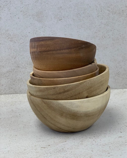 Thumbnail: Acacia wood bowls