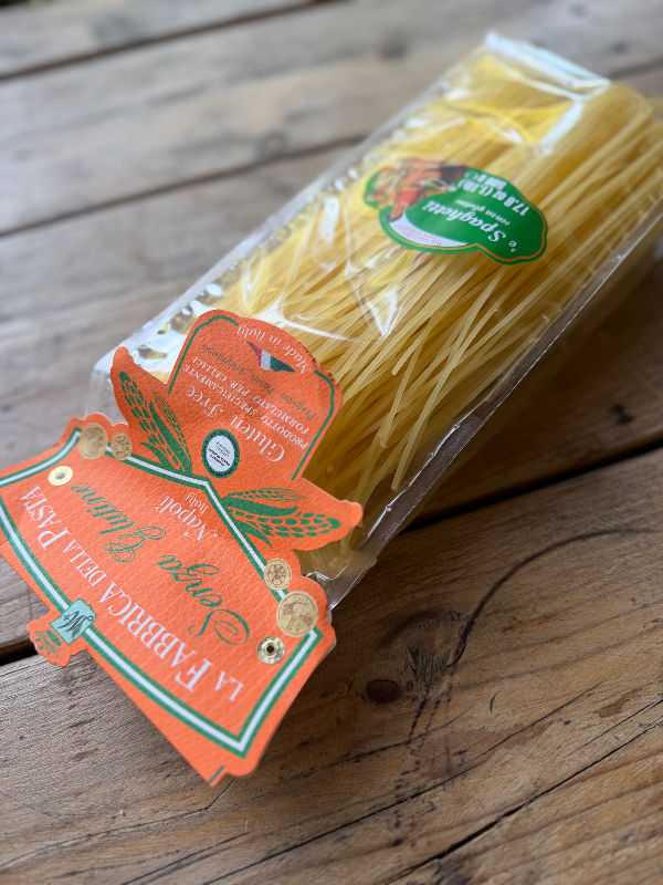 La Fabbrica Della Pasta di Gragnano Gluten-Free Spaghetti available from Shelford Delicatessen Cambridge UK