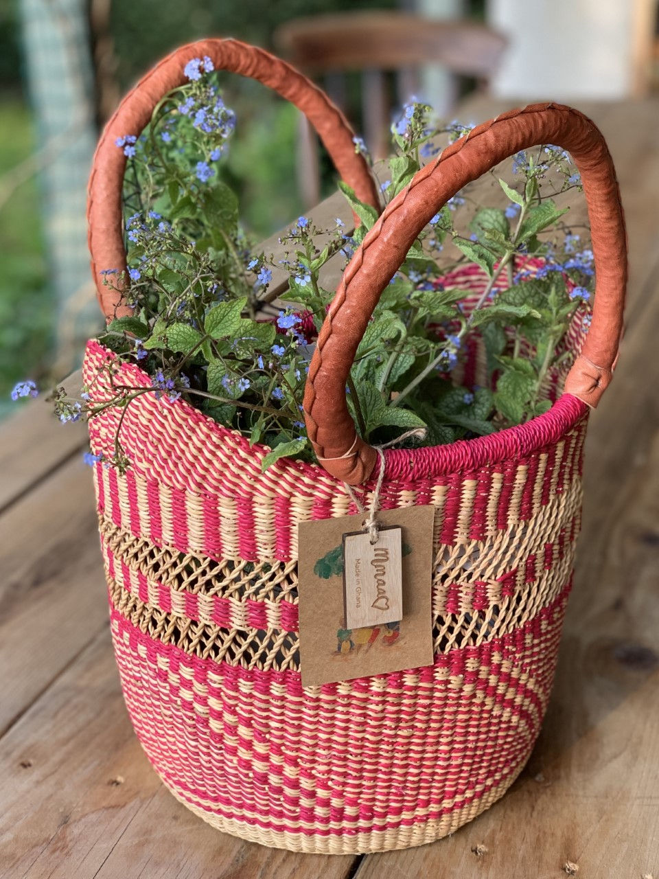 Thumbnail: The Sandra - Mmaa.social Handwoven Market Basket