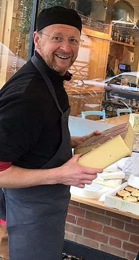 Drew Wilkinson with Artisan Cheese at Shelford Deli