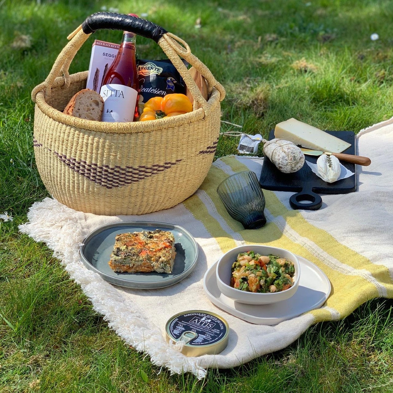 Handwoven Bolga Basket