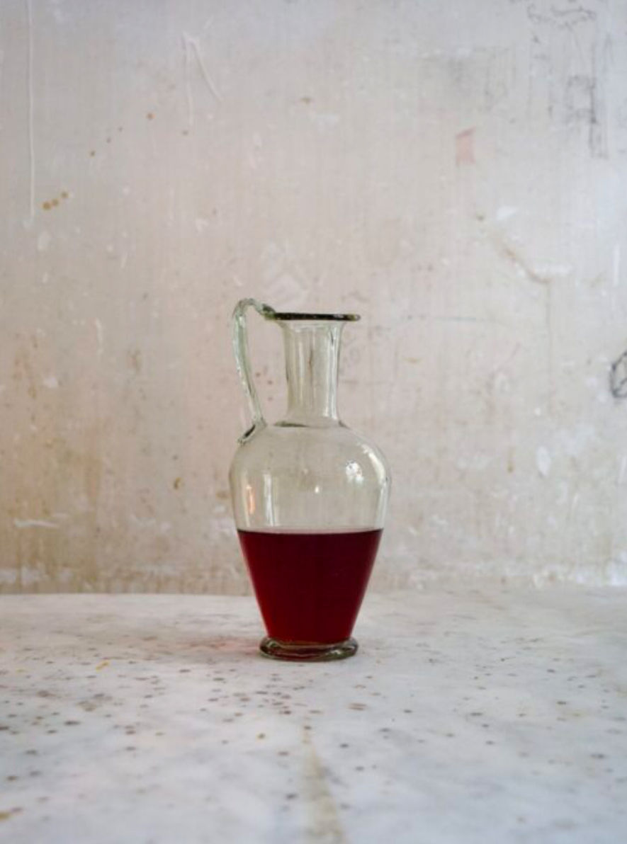 Thumbnail: La Soufflerie - Royal Petit Decanter with red wine La Soufflerie Royal Petit Decanter with wine and glass in transparent recy