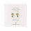 Thumbnail: A Beautiful Story handmade Mini Coin Earrings in Gold + Aventurine available from Iris Lifestyle Cambridge UK