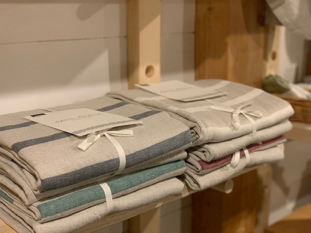 Thumbnail: Lapuan Kankurit Usva pure Linen Tablecloth available at Iris Lifestyle Cambridge UK
