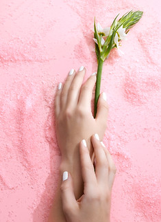 Hands and Flower