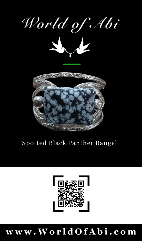 Thumbnail: Spotted Black Panther Bangle