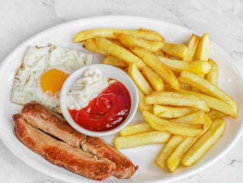 Arranged Food and Objects