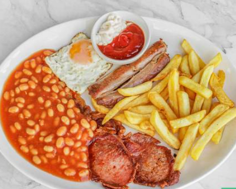 Arranged Food and Objects