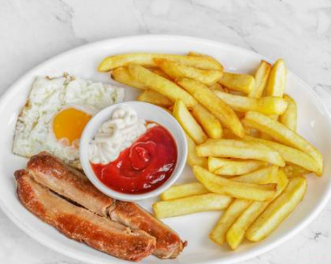 Arranged Food and Objects