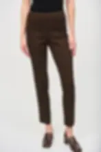 Pantalon rouille et noir vue de face