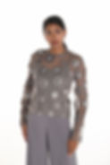 chandail avec camisole gris vue de face