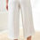 Miniature : Pantalon large blanc cassé vue de dos