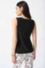 Camisole noir vue de dos.
