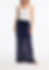 Pantalon en dentelle marine vue de face