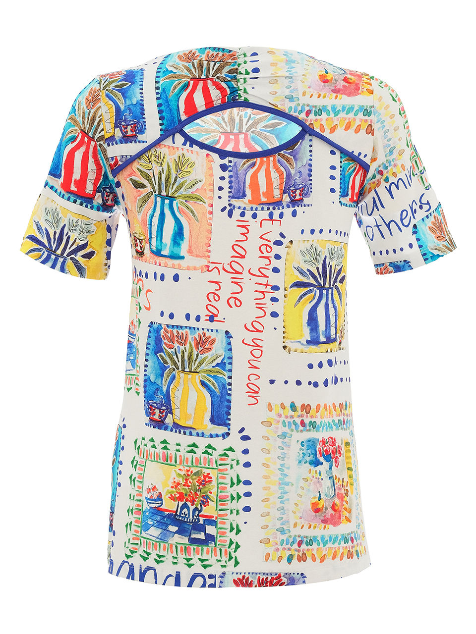 Chandail multi couleur vue de dos