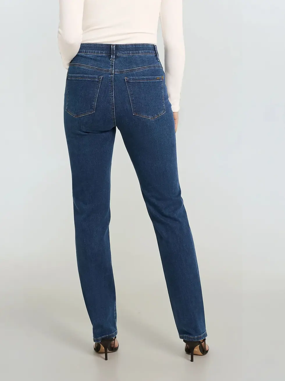Jeans en denim vue de dos