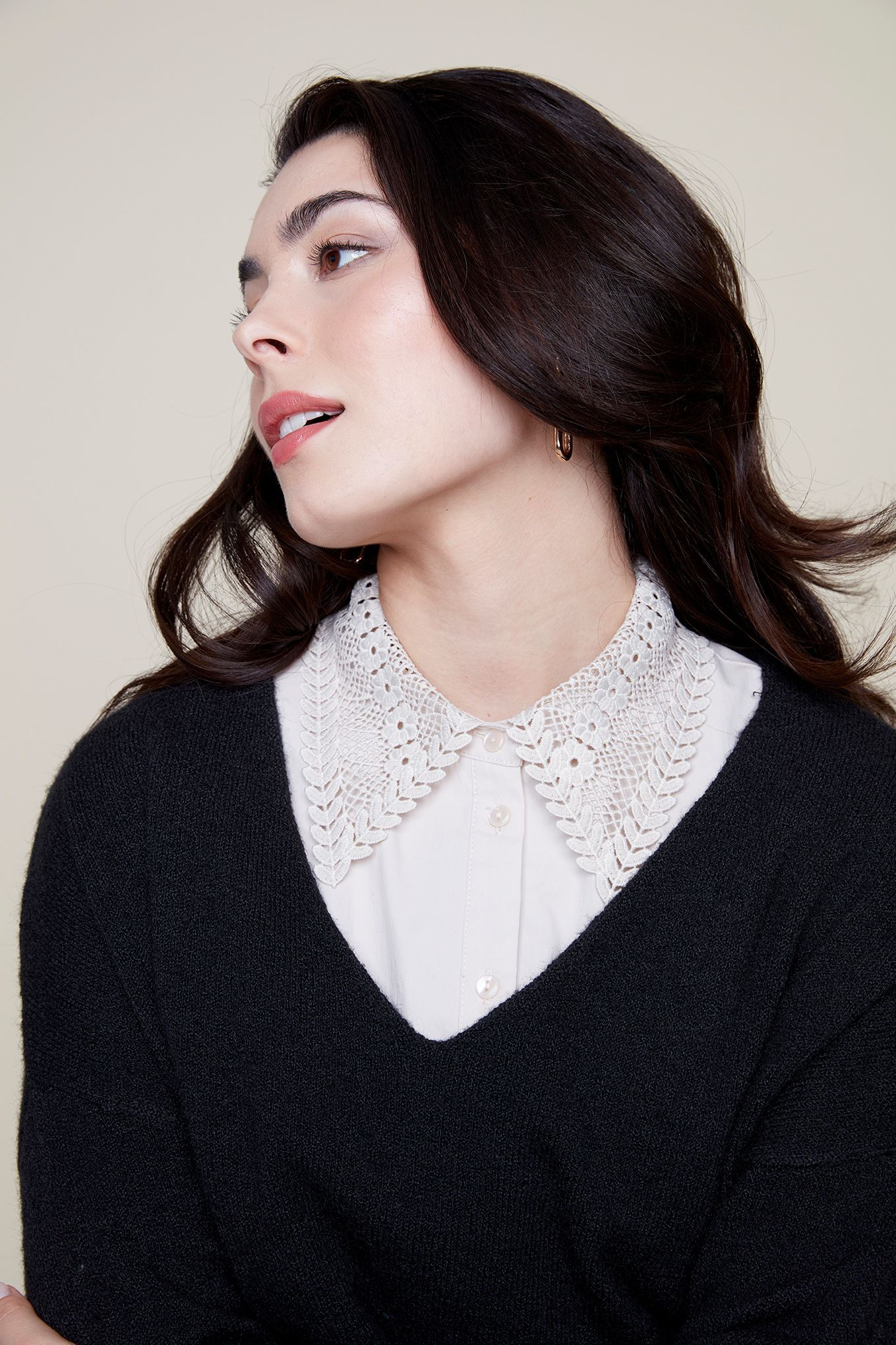 Faux couleur oyster (huitre) vue de face