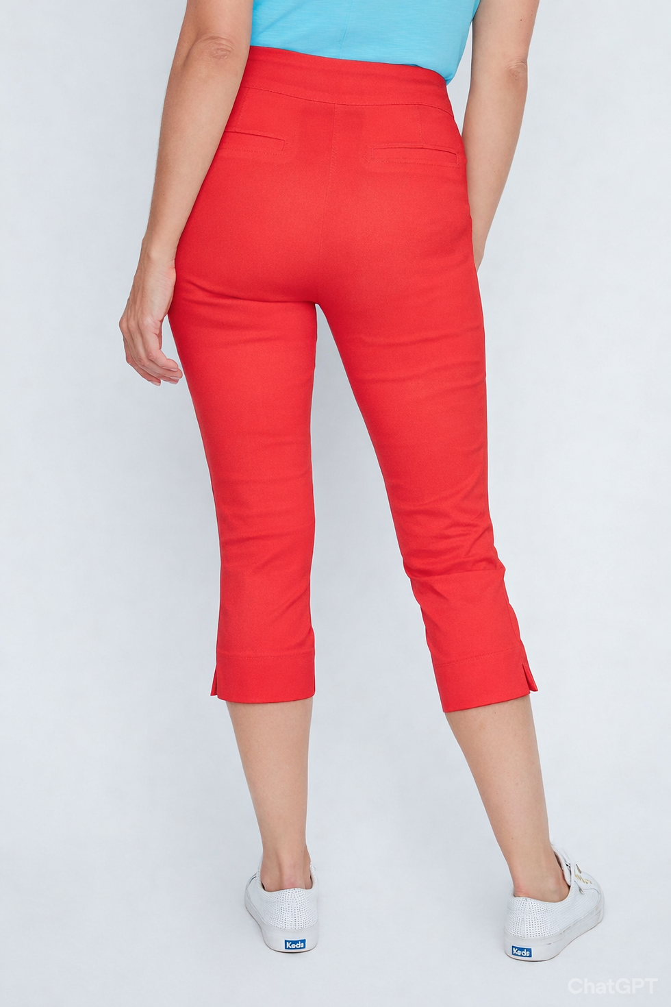 Capri rouge Scarlett vue de dos