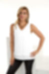 Camisole blanche vue de face
