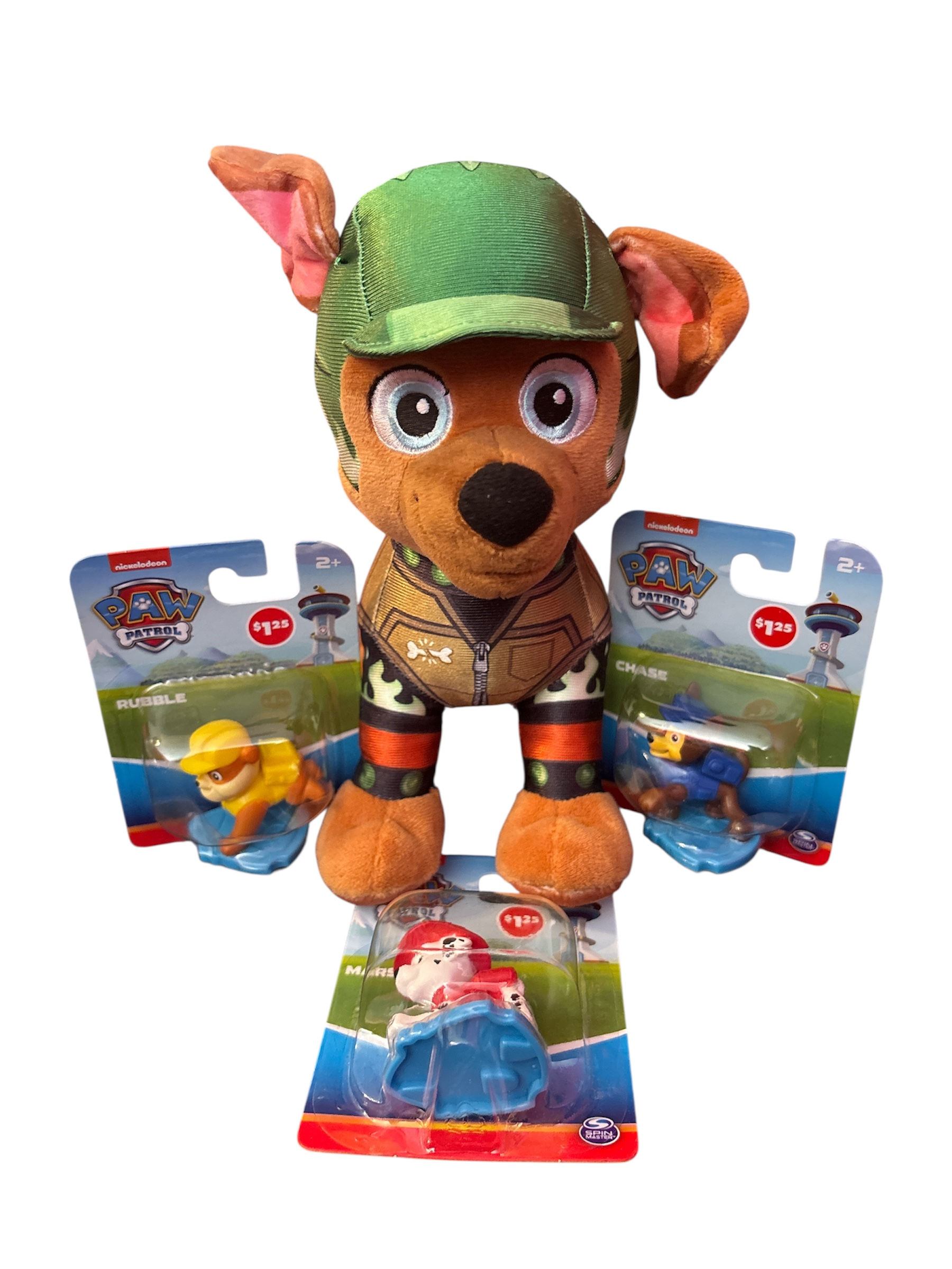 Nickelodeon 4 pc bundle Boomer,Rubble,Marshall,Chase Paw Patrol